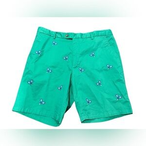 J.McLaughlin Tennis Racket Oliver Chino Short in Kelly-Green Men’s Size 38
